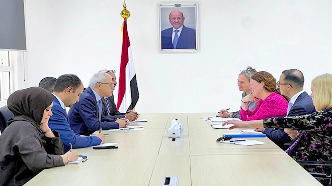 ​نائب وزير الخارجية يبحث مع نائبة وزير التعاون الدولي الهولندية الدعم التنموي والإنساني